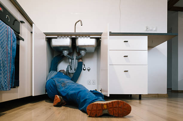Professional Drain Cleaning technician working in Hunter, NY